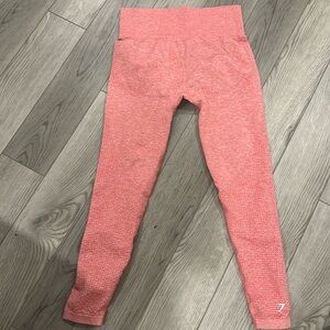 Gym shark leggings pink size M